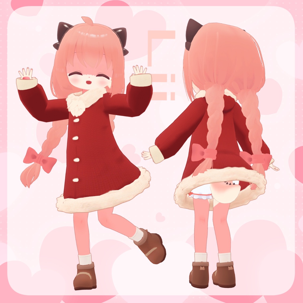 【こまいぬ通りアバターケモノ化テクスチャ】こまいぬけもの【ネメシス・リィ・きなこ対応】