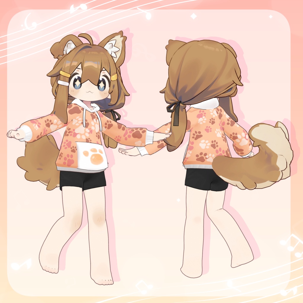 かんたん改変!ちっちゃいこパーカー【まめふれんず・なすこん対応衣装】