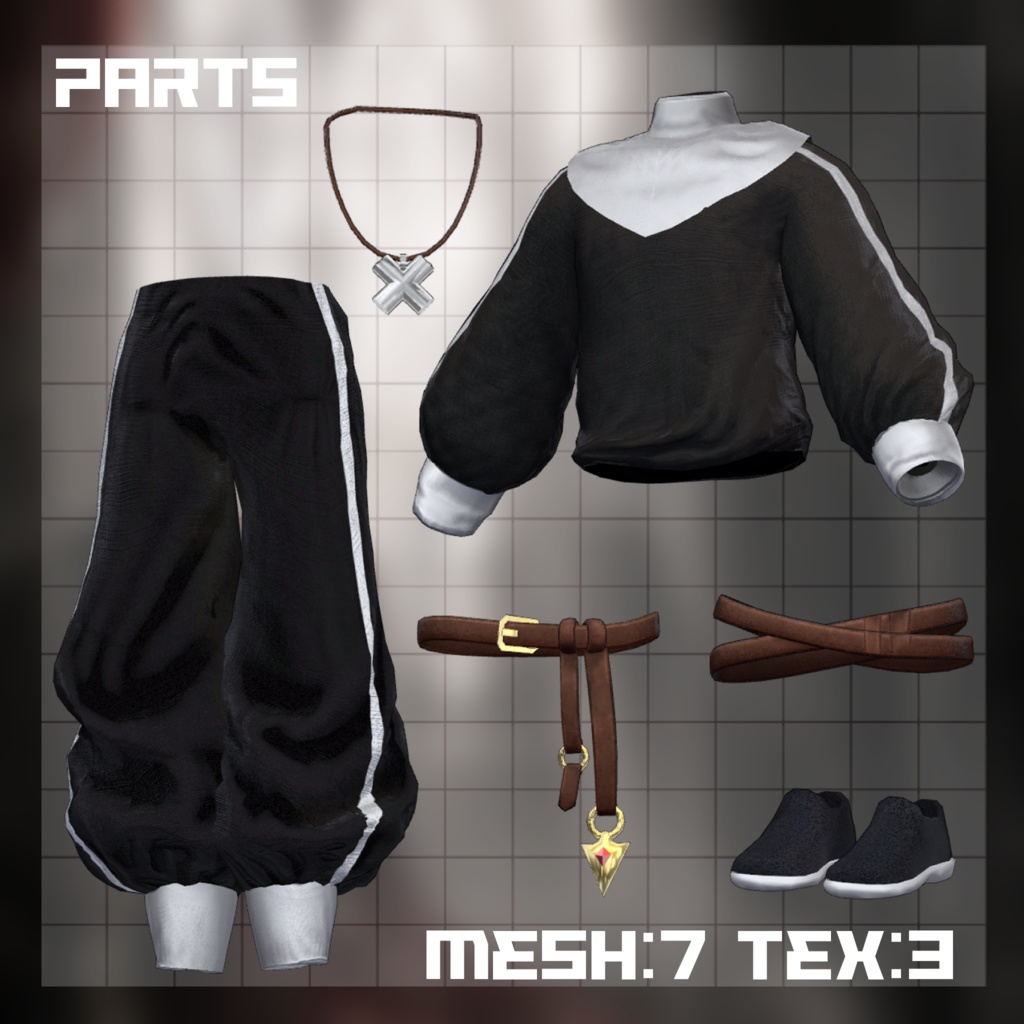 RP割引企画中!【5アバター対応衣装】異端×ジャージ神父