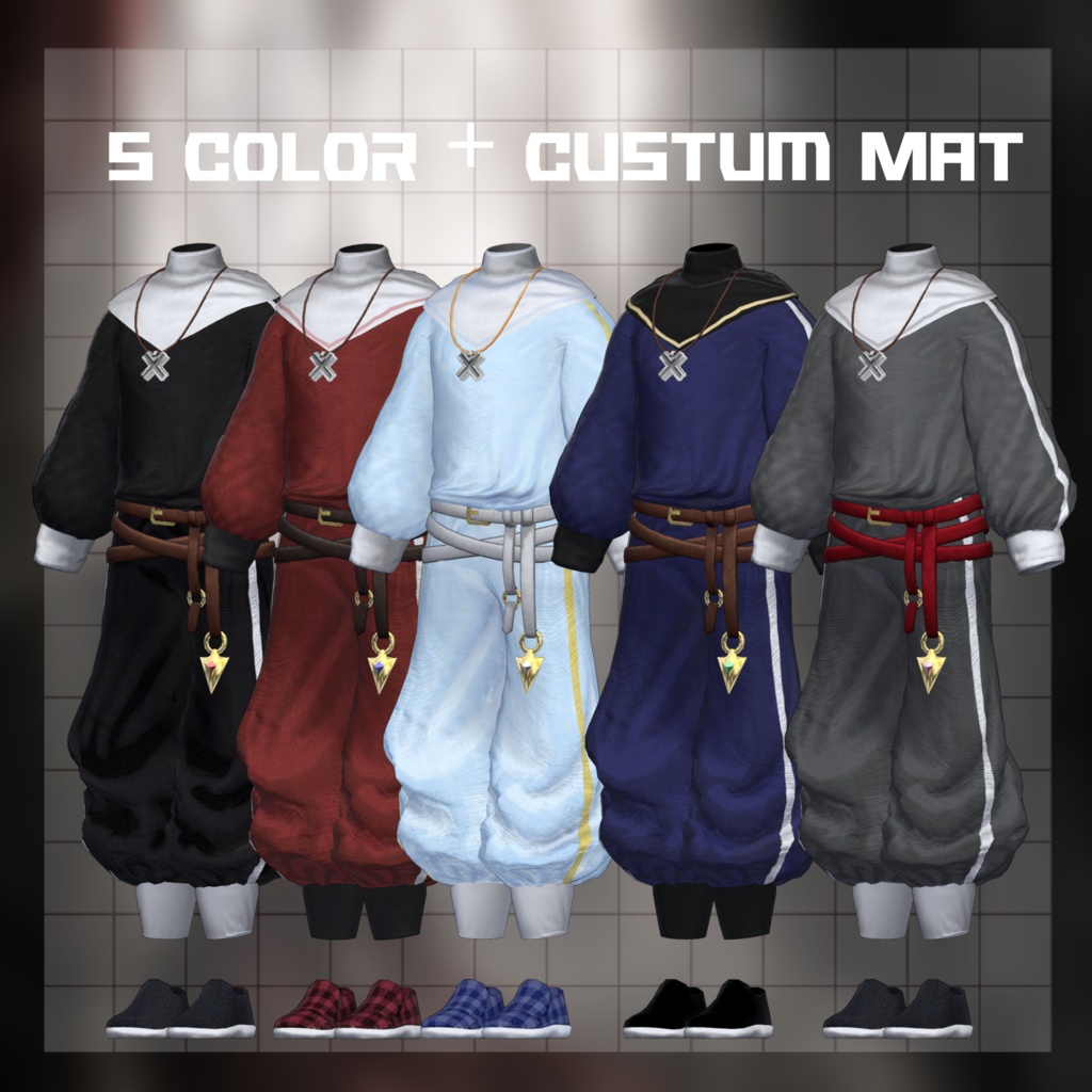 RP割引企画中!【5アバター対応衣装】異端×ジャージ神父