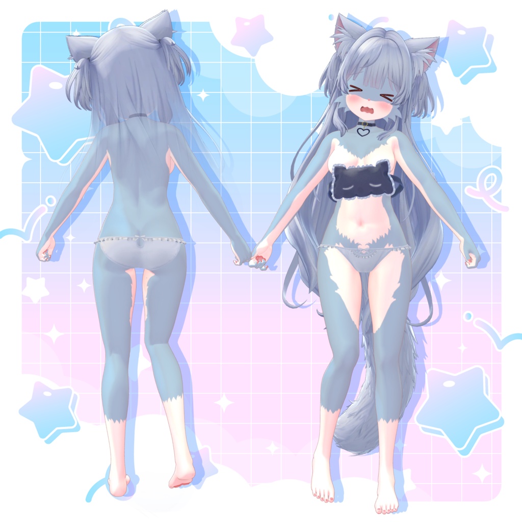 けもヨカ。~旅枕ヨカケモノ化セット~ #yk3d