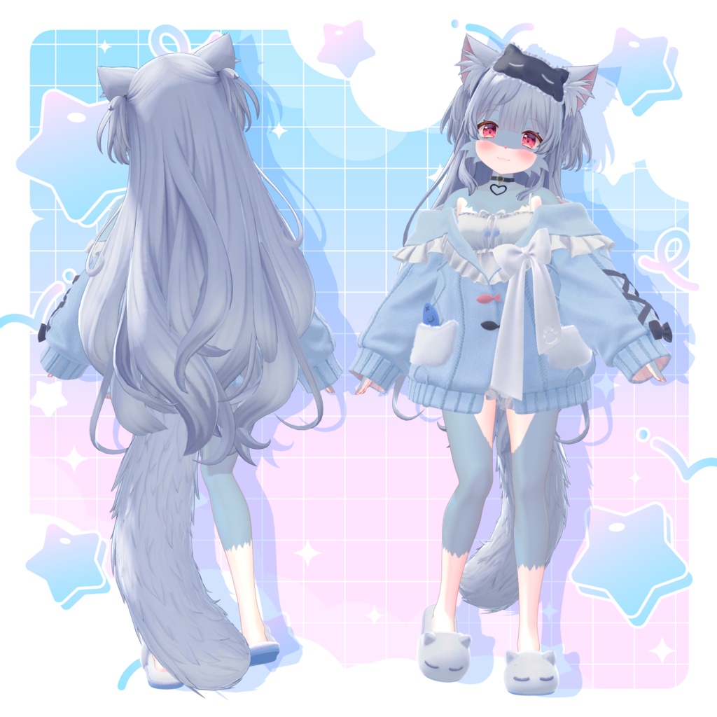 けもヨカ。~旅枕ヨカケモノ化セット~ #yk3d