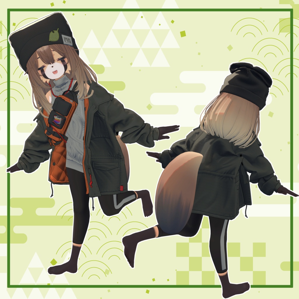 こごみちゃんケモノ化セット