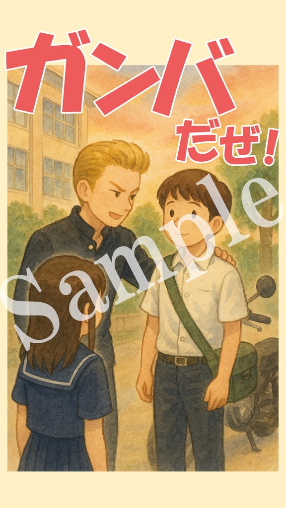 共著絵本『キミとはじまりの森』未収録原画セット【駆け抜けろ、荒野】+ ぼくが絵本作家になるまでの物語PDFつき(高校・フリーター編)