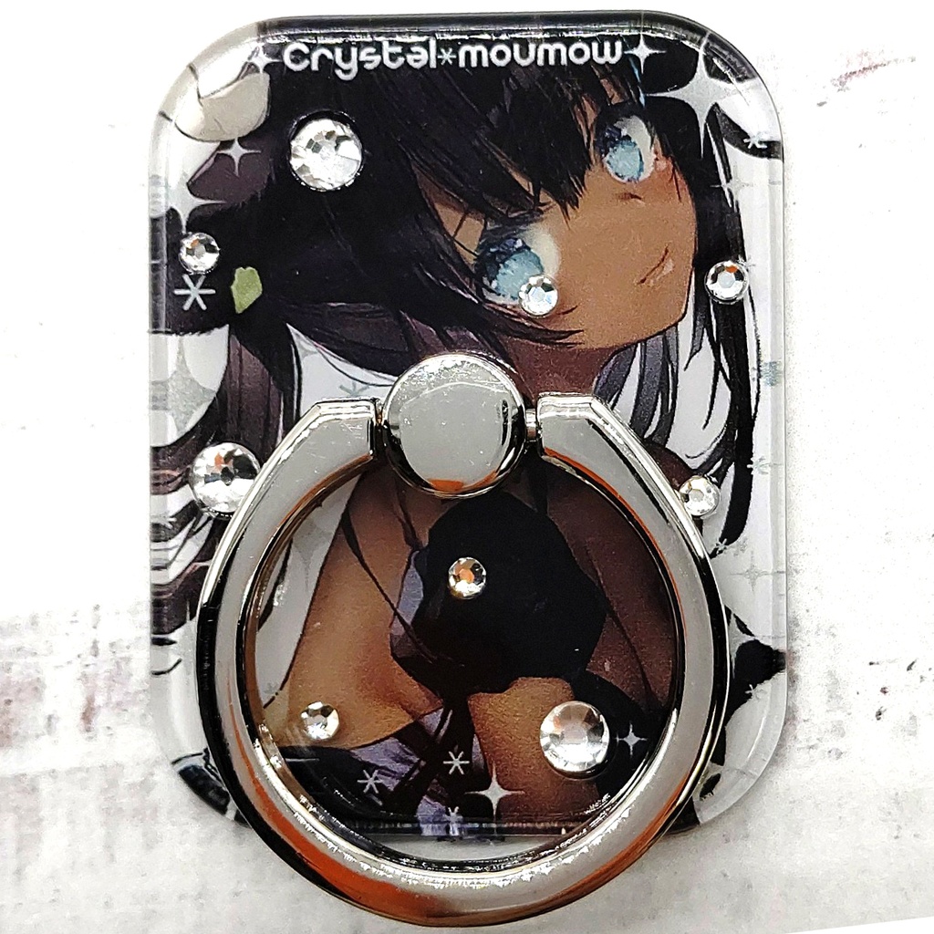 【SALE】クリスタルスマホリング💎Crystal*moumow💎