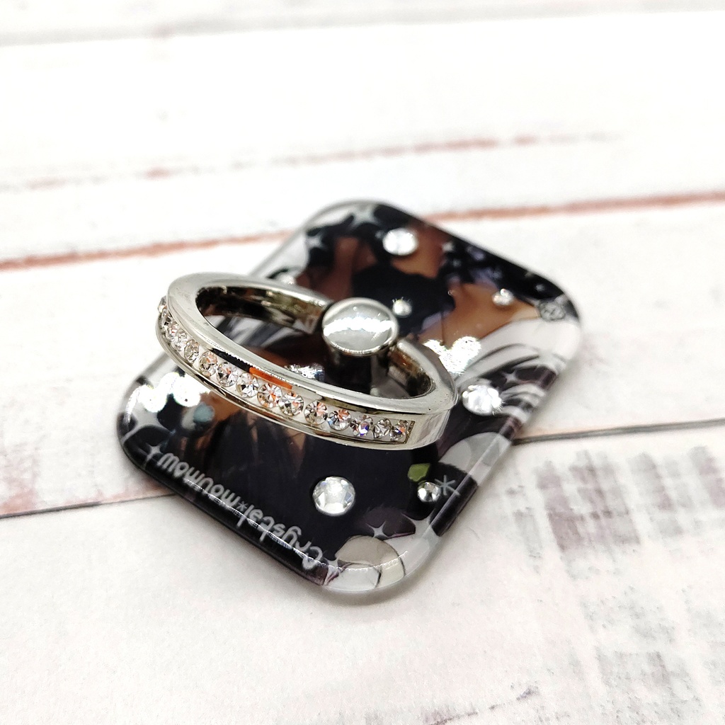 【SALE】クリスタルスマホリング💎Crystal*moumow💎