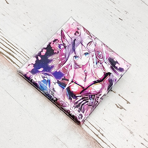 【SALE】籠目の癒しの歌声トートバッグ/フルカラー・ Mサイズ🌸花街しっぽ🌸