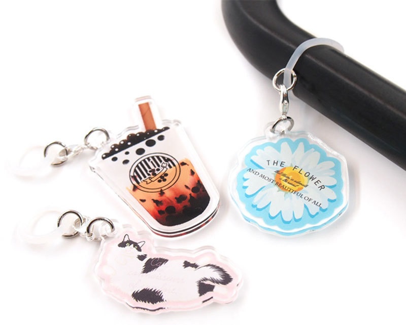 【安心BOOTHパック】SDキャラ 2連アクリルマーカータグ🌸バレンタイン2026