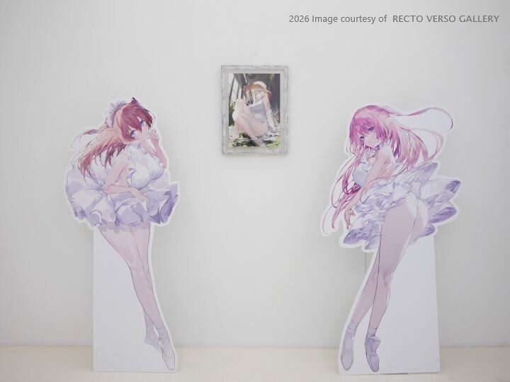 特別受注生産】バレエ クレア＆チェルシィ 四つ折りほぼ等身大