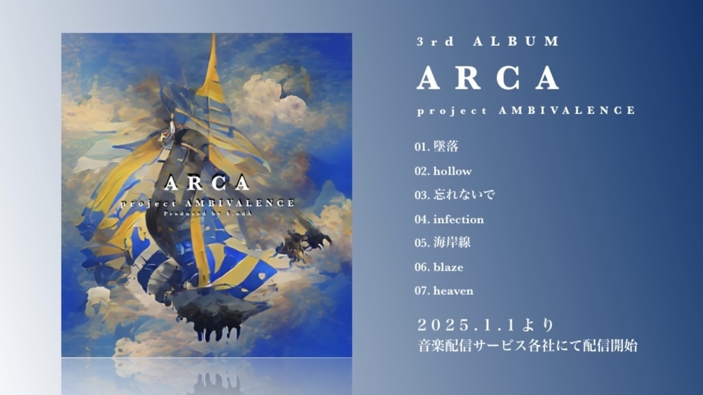 【無料配布】二次創作向け歌詞付きロック系歌モノインスト『墜落/$.odÅ』オフボーカル