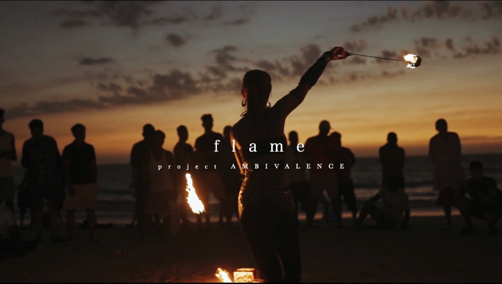 【無料配布】二次創作向け歌詞付きロック系歌モノインスト『flame/$.odÅ』オフボーカル