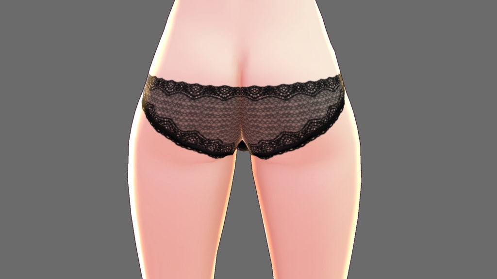 【VRoid】レースの下着4色【正式版対応済】