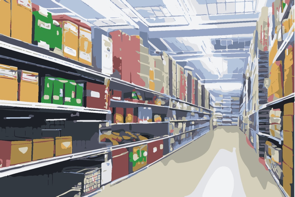 マーケット背景素材集