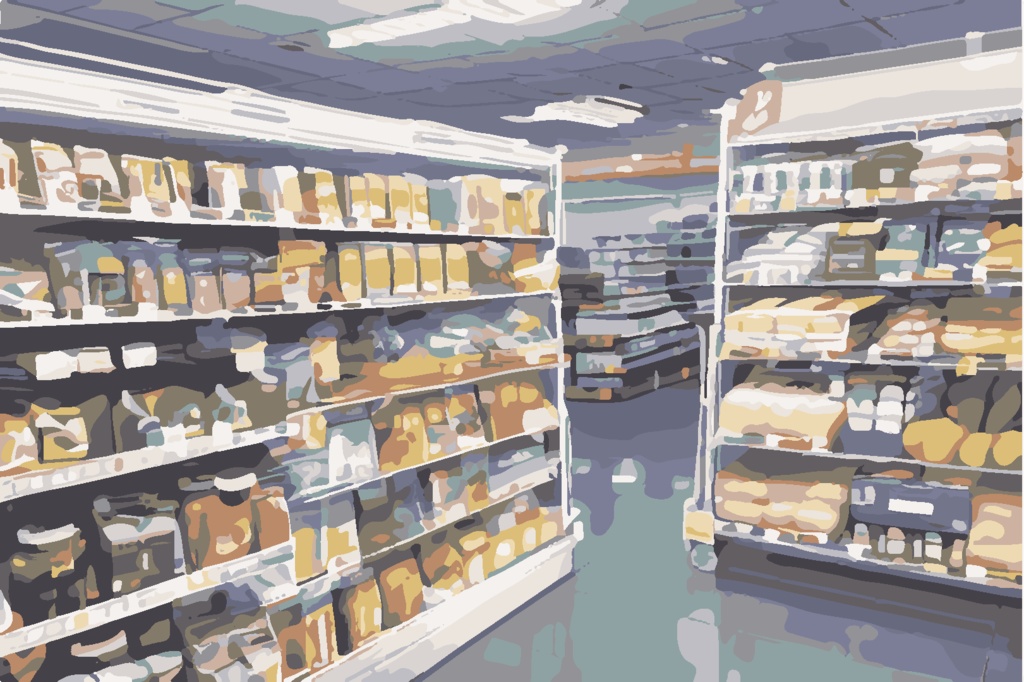 マーケット背景素材集