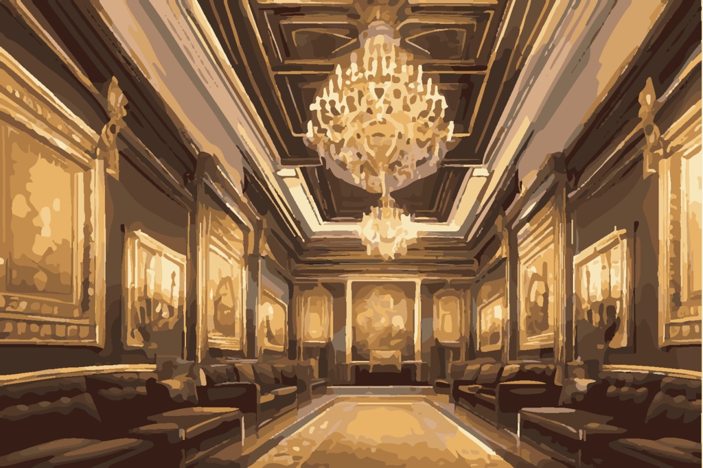 クラシカルな格式高い部屋素材集Ⅲ