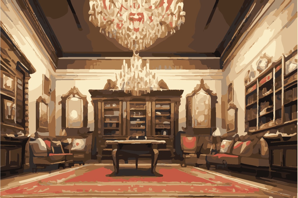 クラシカルな格式高い部屋素材集Ⅲ