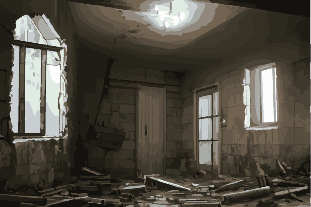 放棄された家 素材集 50枚