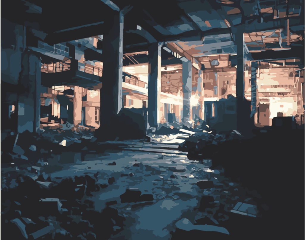 なんか出る廃工場 45枚素材集