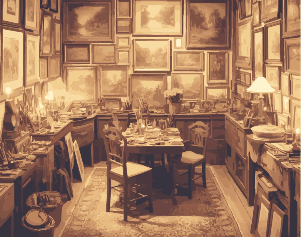 画家の城 30枚 背景素材集