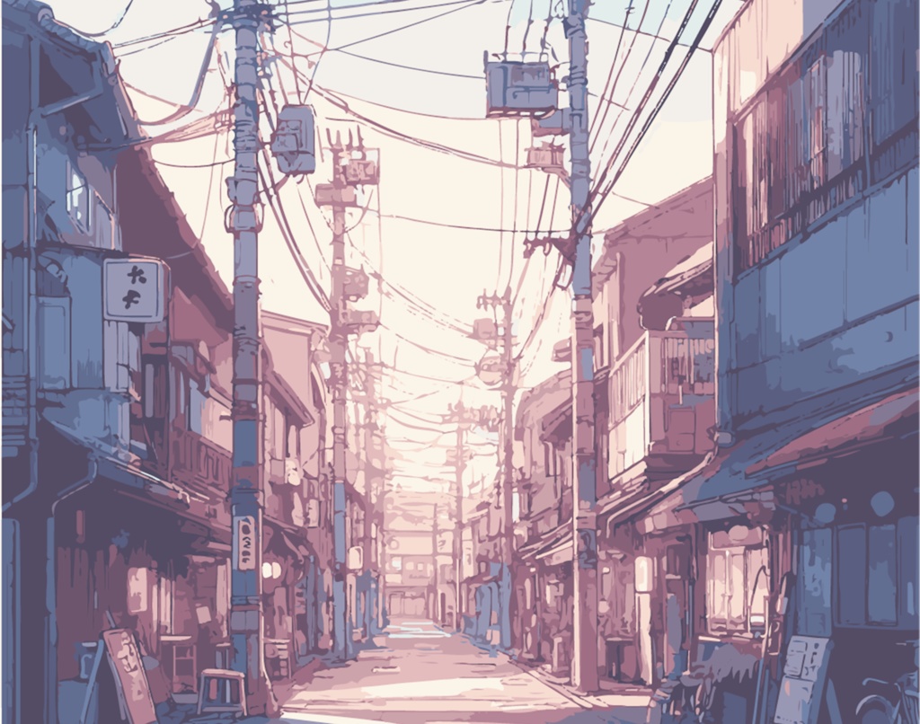 裏路地 朝夕夜 素材集