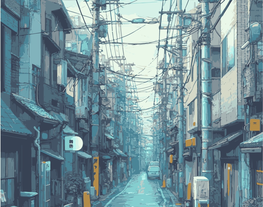 裏路地 朝夕夜 素材集