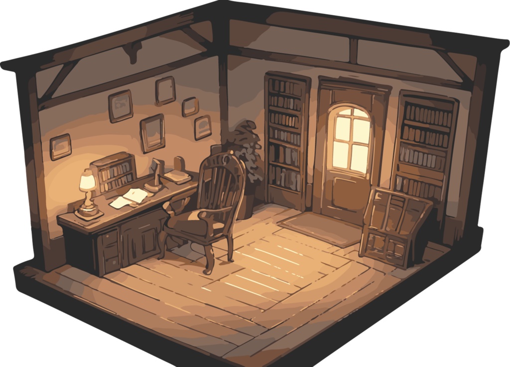 クラシックな探偵事務所 20枚