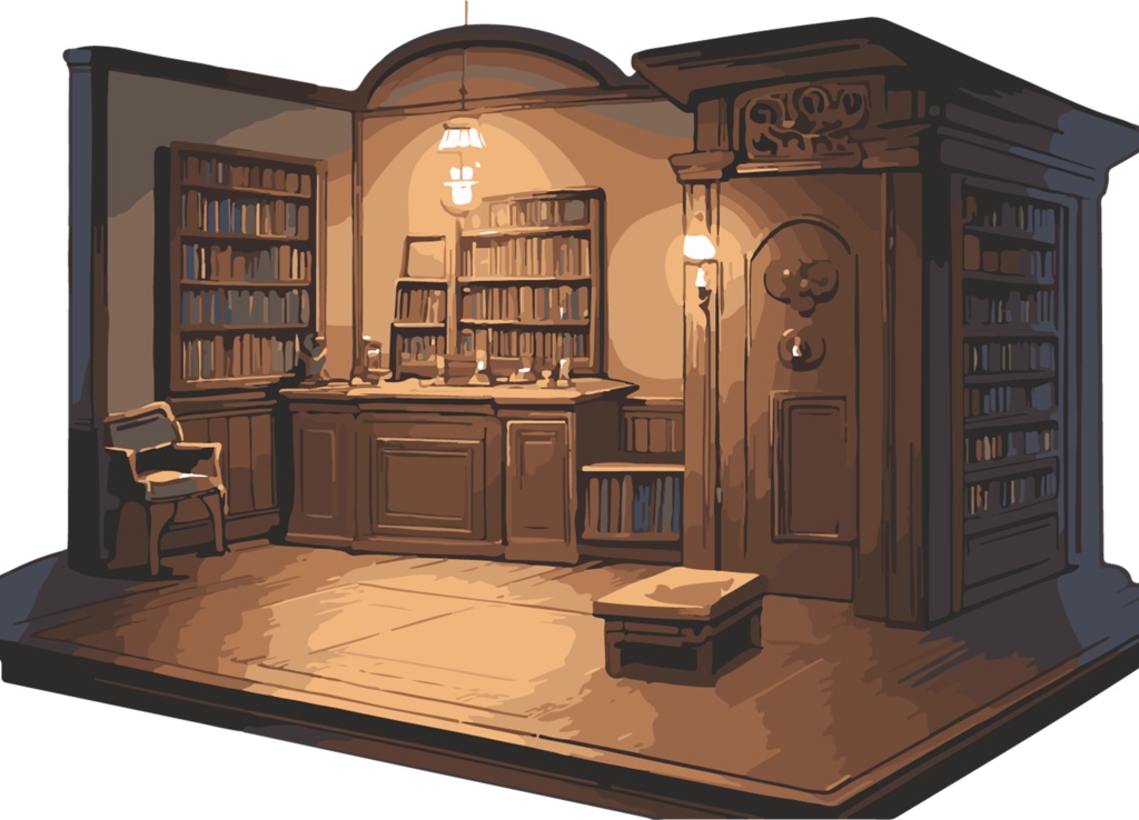 クラシックな探偵事務所 20枚