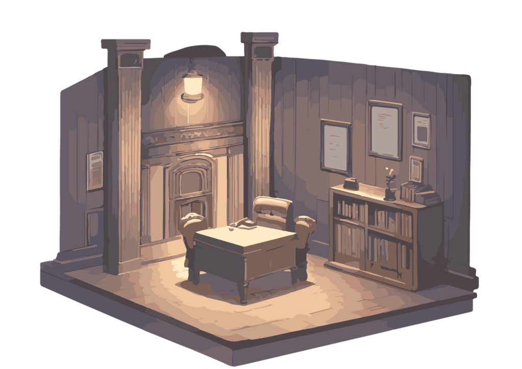 クラシックな探偵事務所 20枚