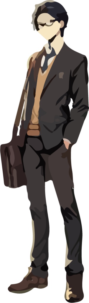 学生モブキャラ立ち絵素材 10人