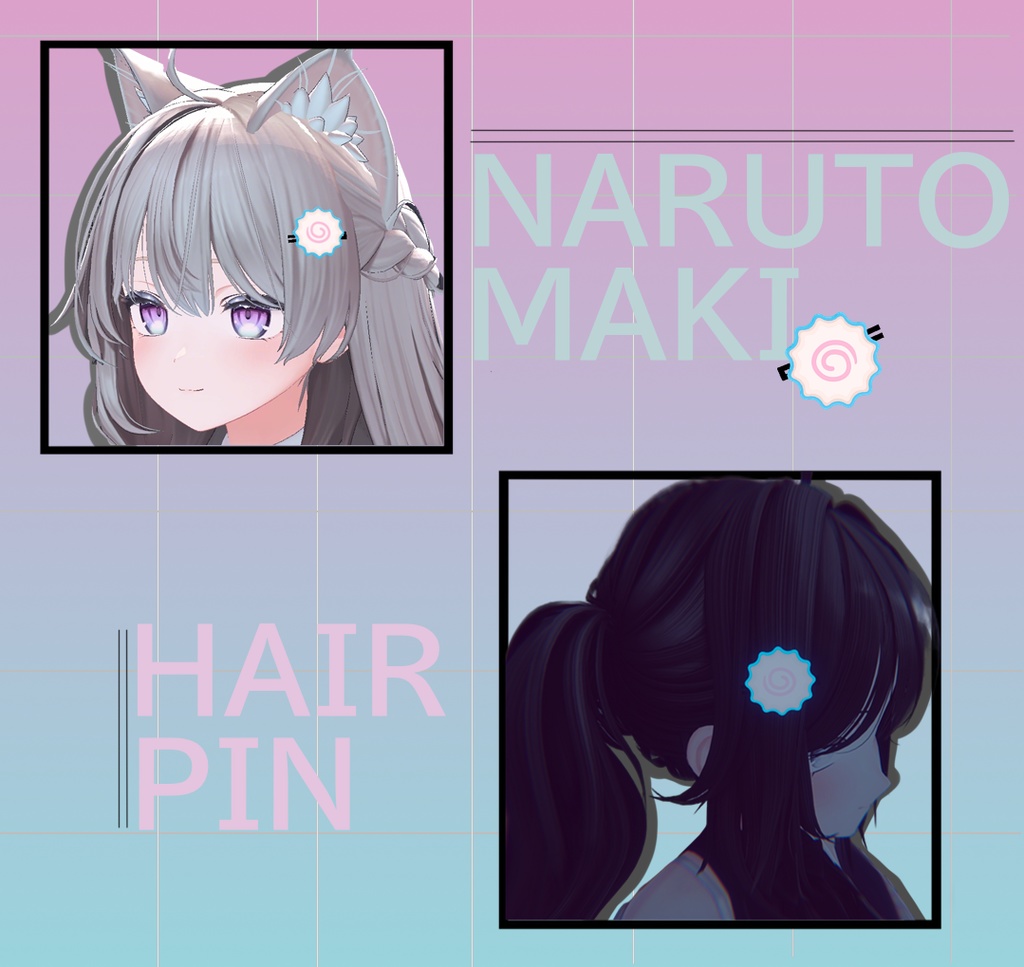 ナルトマキ| Narutomaki Hairpin