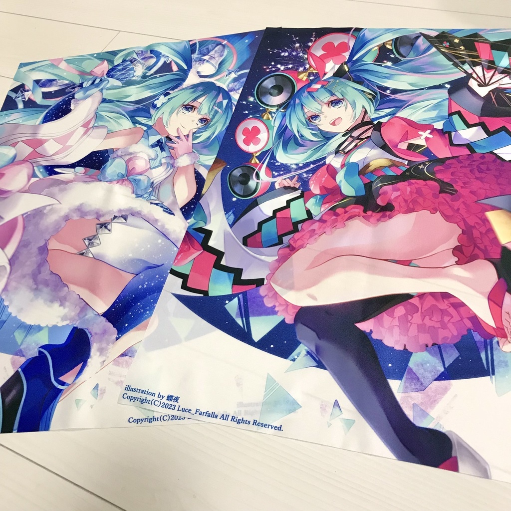 【再販】夏まつりちゃん・冬まつりちゃん 【布ポスター2種】