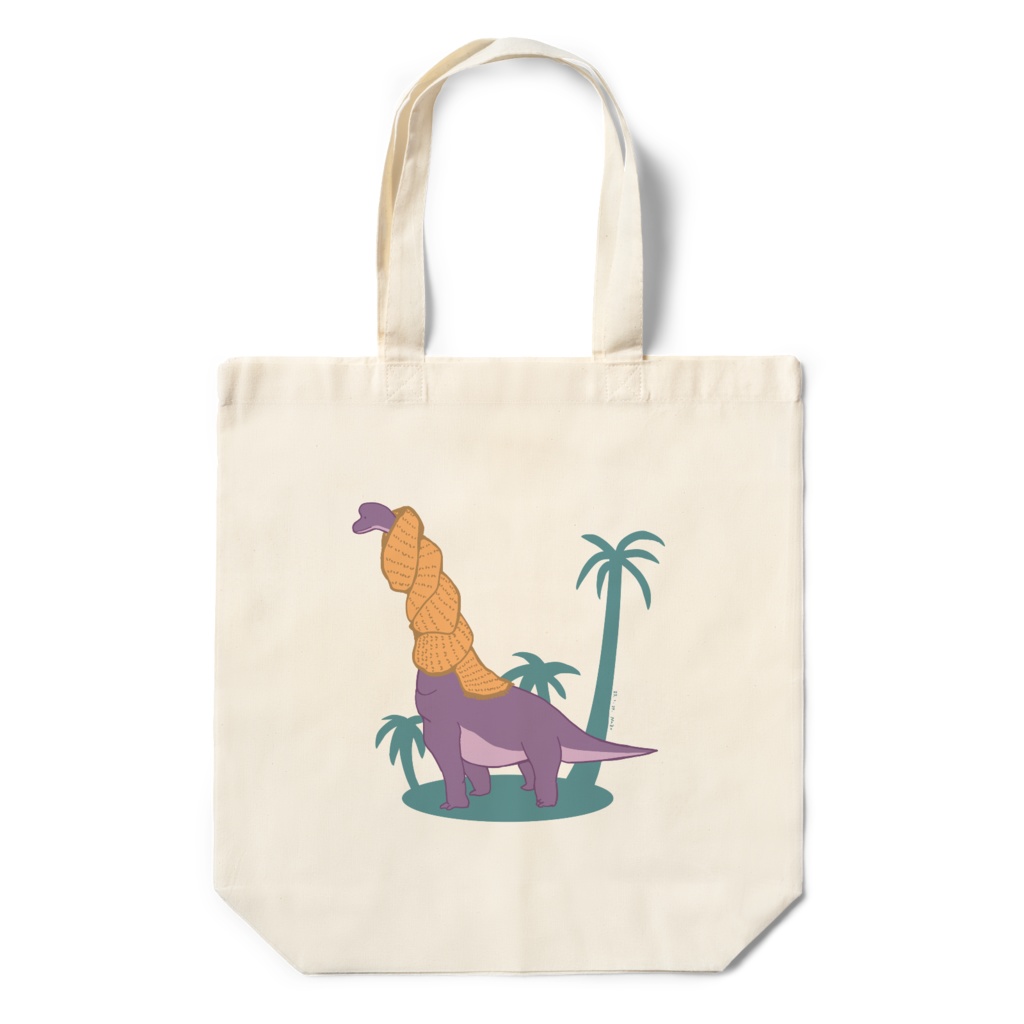 氷河期対策(ブラキオサウルス2)エコバッグ
