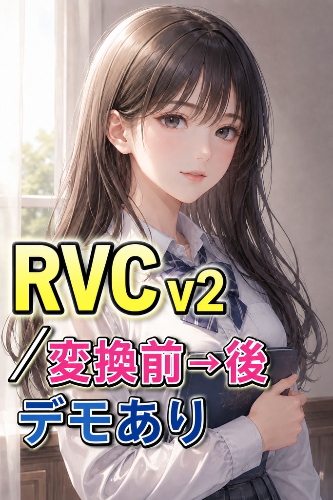 【RVC v2】落ち着いたお姉さん系女声「鳴宮楓」(なりみやかえで)