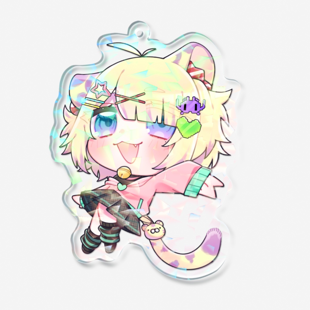 未虎キラホログラムアクリルキーホルダー