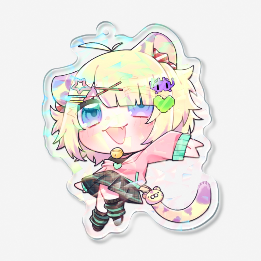 未虎キラホログラムアクリルキーホルダー