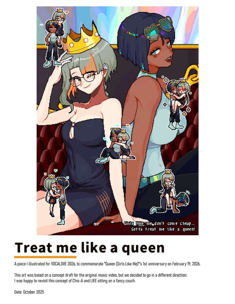 Cheerful Sensation ~ チアフル・センセーション ~ Vol. 2: 知声 / Chis-A Art Collection by julieraptor 2025