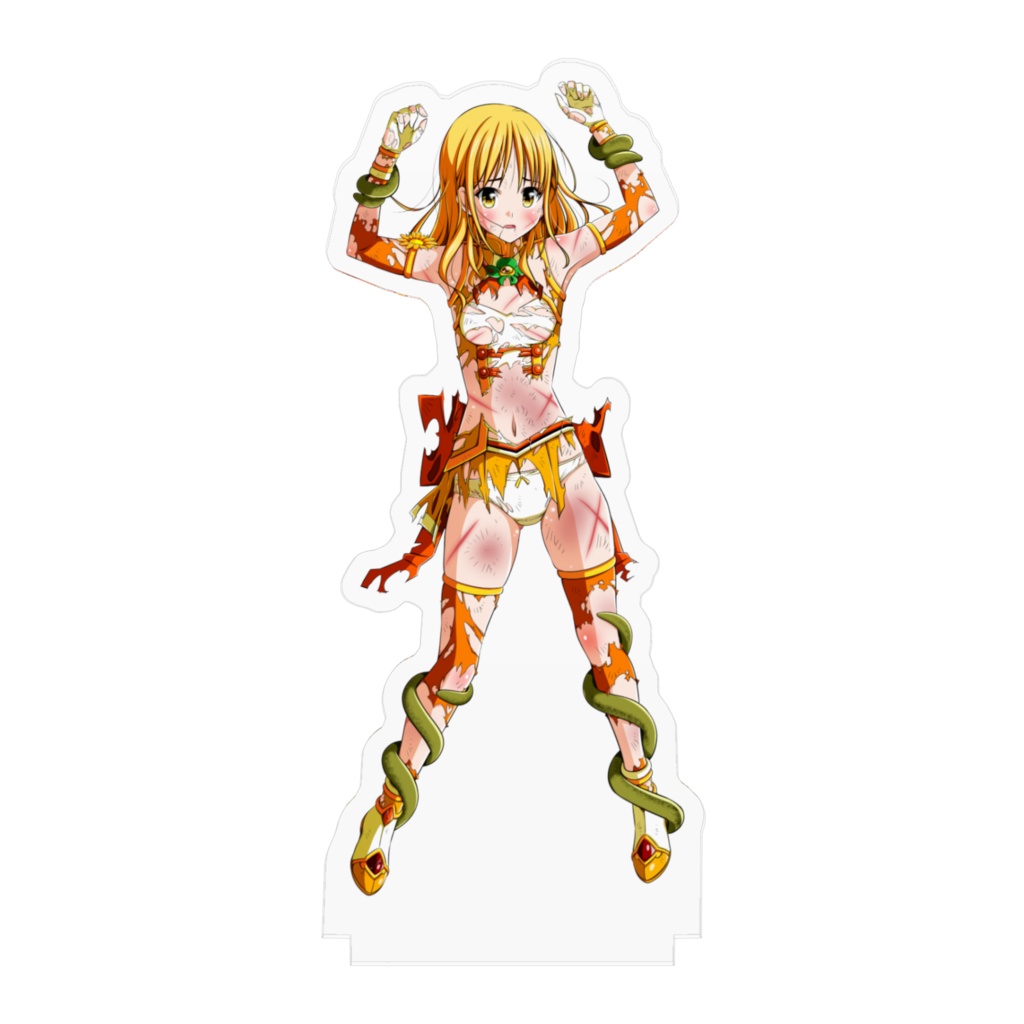 四葉の戦姫クローバーローゼ アクリルフィギュア クローバーマリー 抱き枕バージョン②