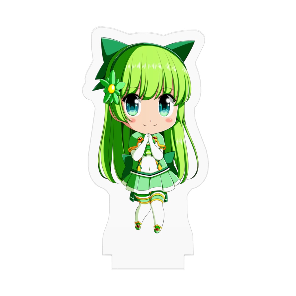 四葉の戦姫クローバーローゼ アクリルフィギュア デフォルメクローバーリーフ