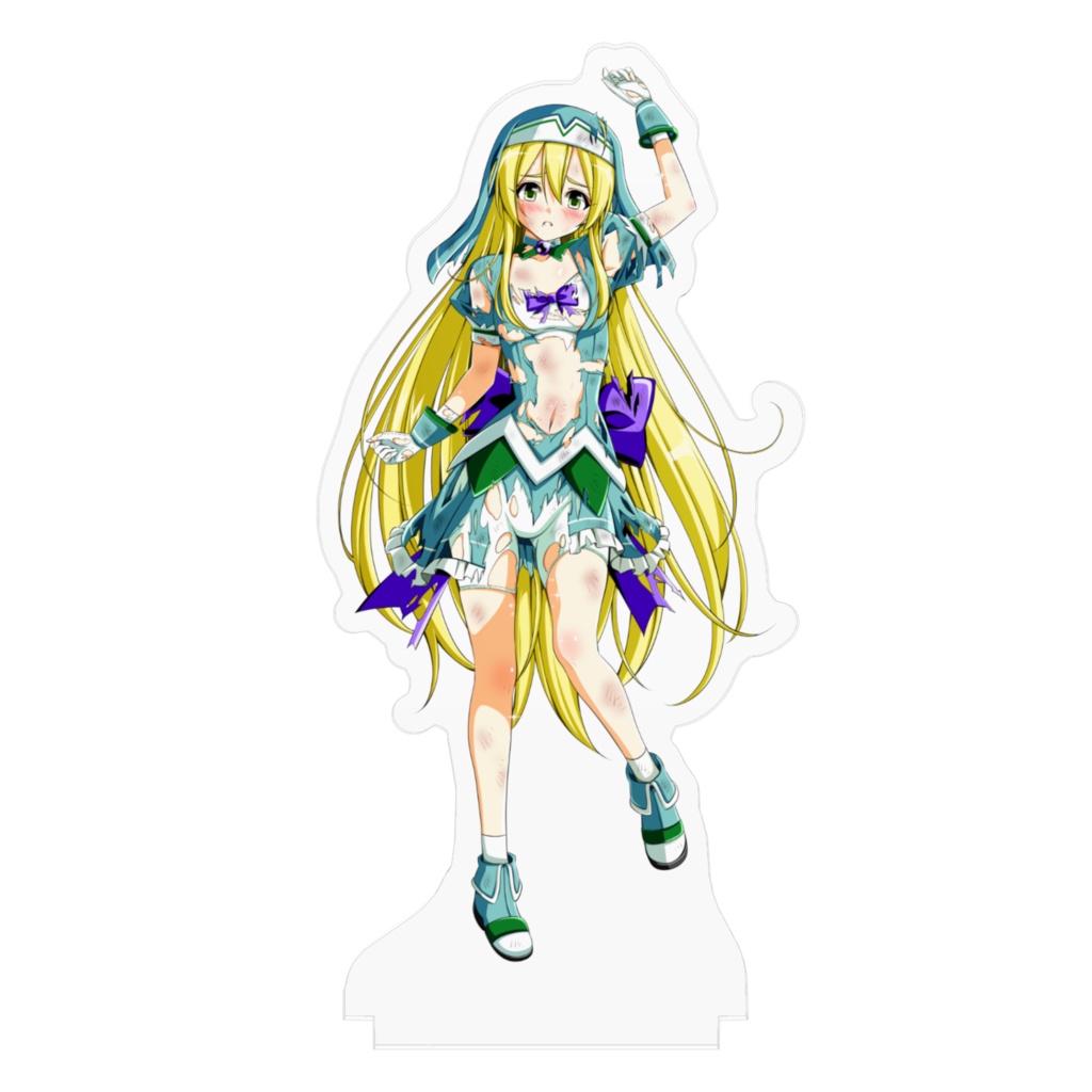 四葉の戦姫クローバーローゼ アクリルフィギュア よつば大人抱き枕バージョン