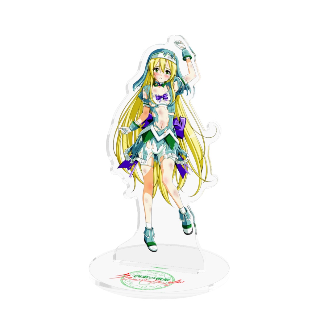 四葉の戦姫クローバーローゼ アクリルフィギュア 　よつば大人抱き枕バージョン