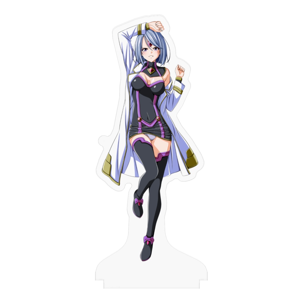 四葉の戦姫クローバーローゼ アクリルフィギュアドルーキー博士抱き枕バージョン