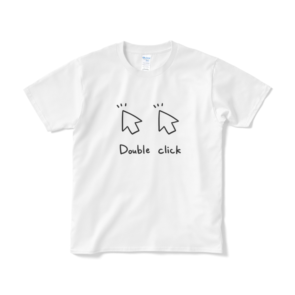 ダブルクリックTシャツ