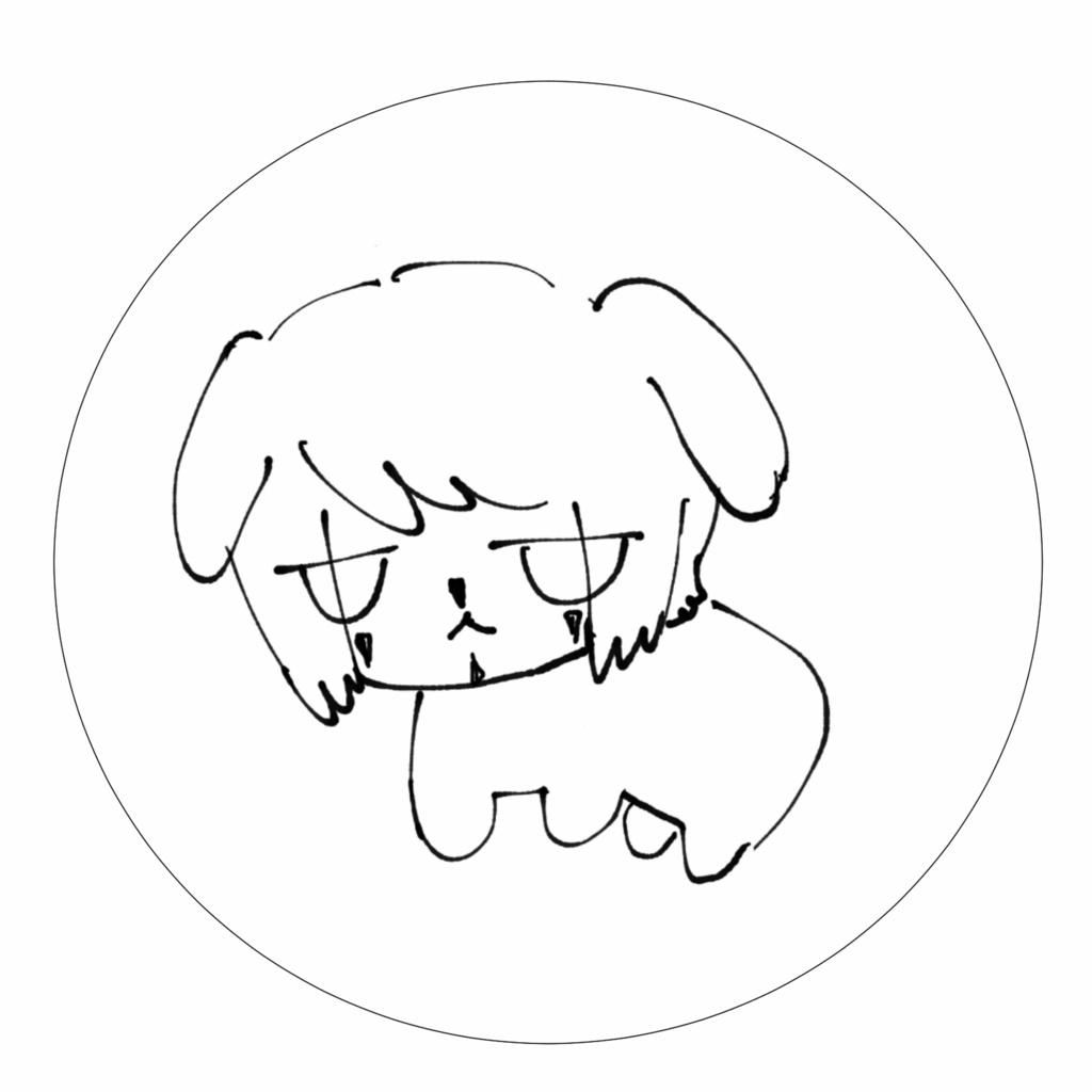ラハいぬステッカー