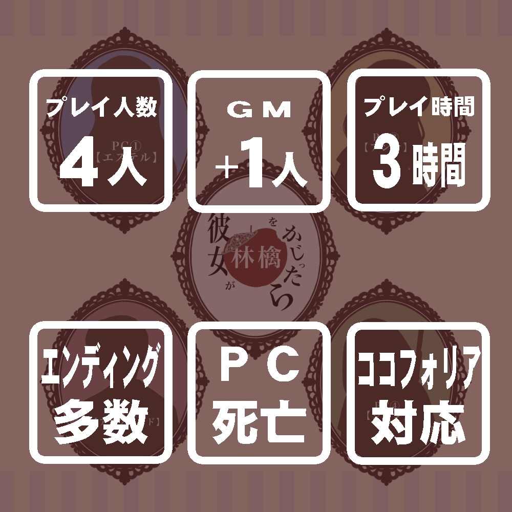 マーダーミステリー「彼女が林檎をかじったら」