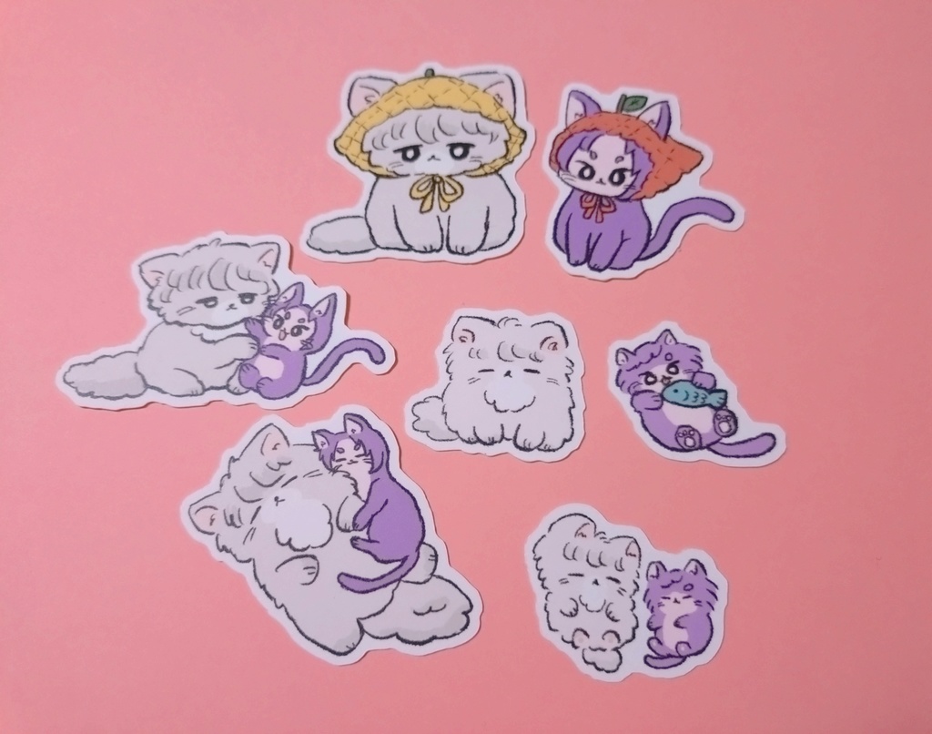 🐱ナレステッカー＆ミニアクリルブロック