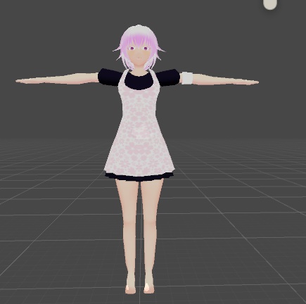 【VRC対応】オリジナル3Dモデル「さくら」