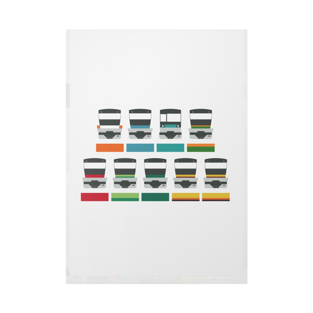 E233 クリアファイル