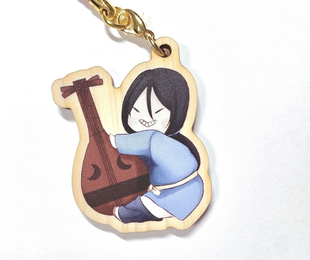 犬王 ウッドキーホルダー