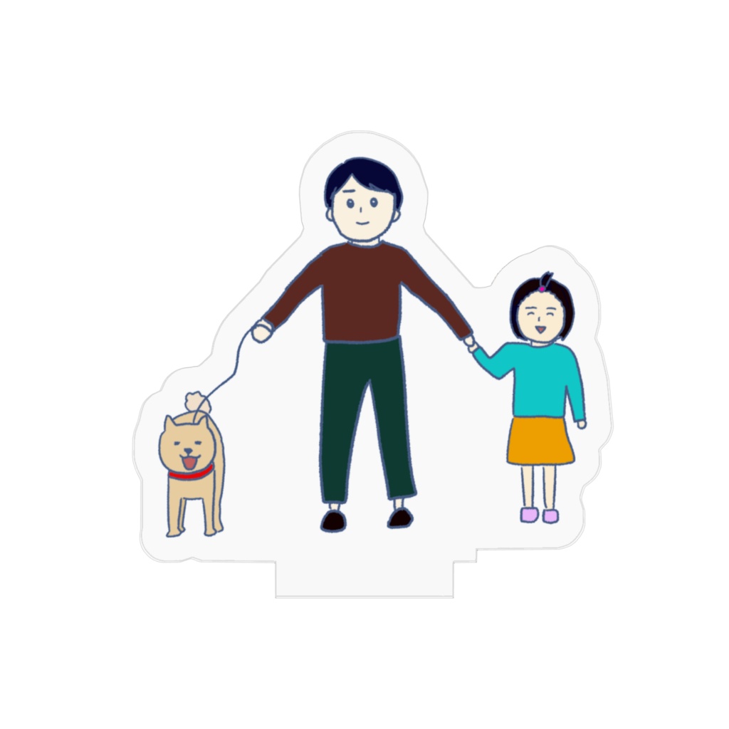 ららちゃんとおとうさんとわたし アクリルスタンド