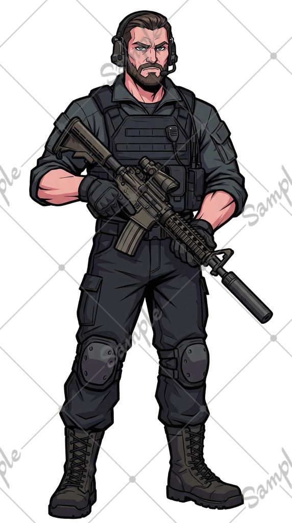 軍人・軍服のミリタリー立ち絵集【32種類】